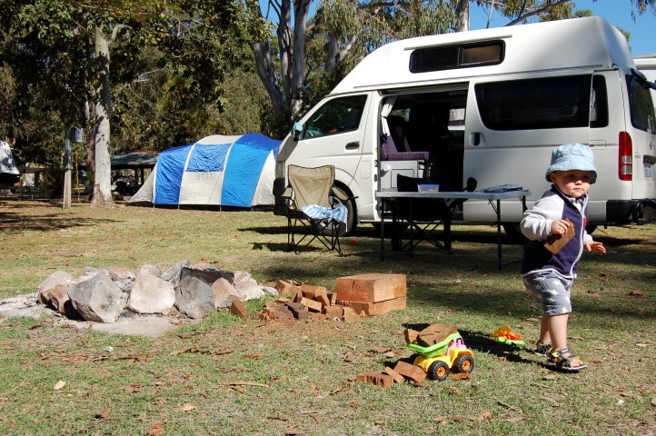 Met baby naar Australie