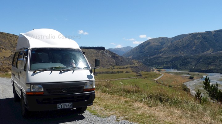 Budget camper huren in NIeuw Zeeland