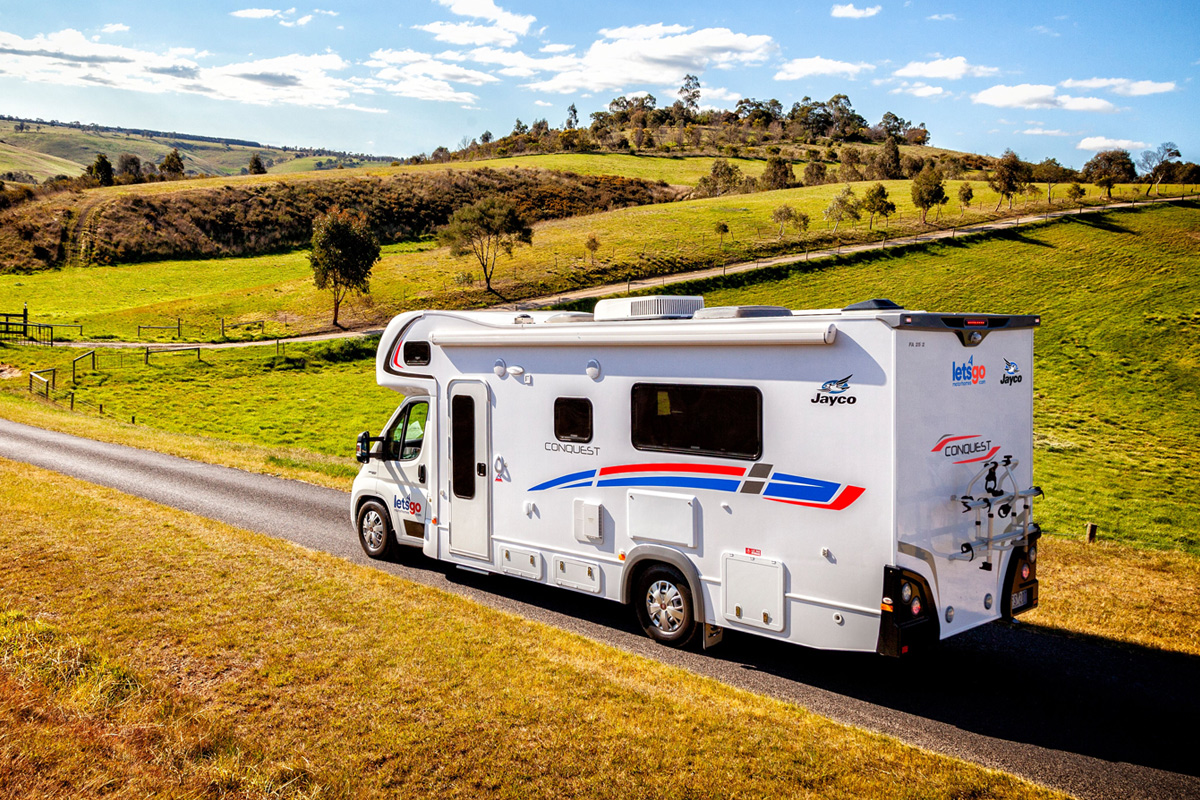 Letsgo Jayco Conquest 6 berth Motorhome Australia 